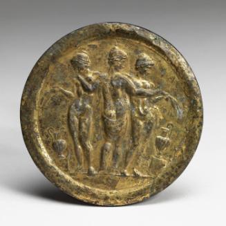 Mirror depicting the Three Graces