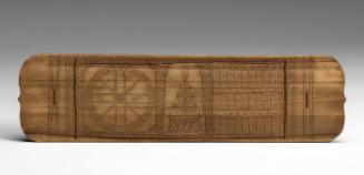 Leaf  from a Southeast Asian palm-leaf manuscript on astrology