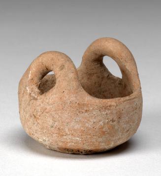 Miniature bowl with handles