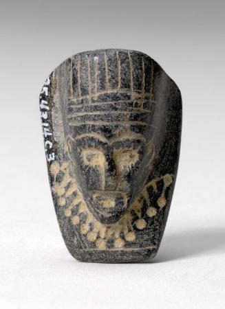 Intaglio carved head