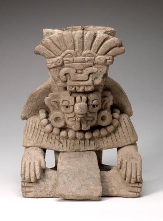 Urn with Male Embodying Lightning God