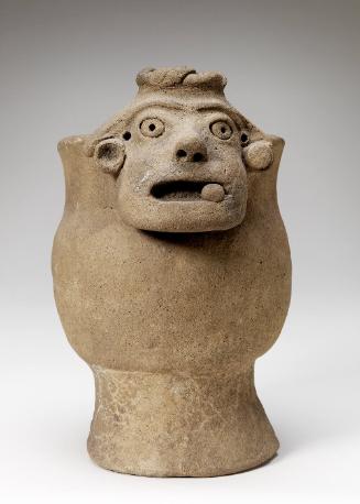 Grotesque incense burner (small bowl with grotesque head)