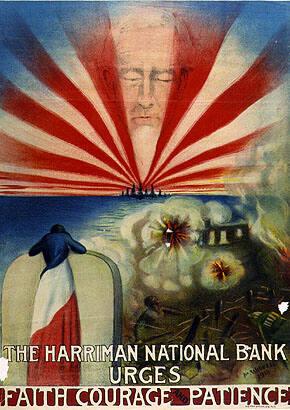 THE HARRIMAN NATIONAL BANK URGES FAITH COURAGE AND PATIENCE