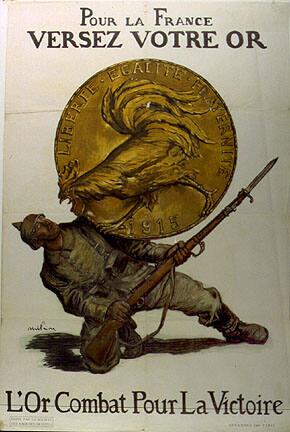 POUR LA FRANCE VERSEZ VOTRE OR