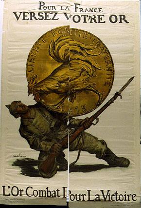 POUR LA FRANCE VERSEZ VOTRE OR