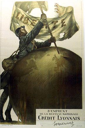 Liberté--3e Emprunt de la Défense Nationale/ Crédit Lyonnais/ Souscrivez