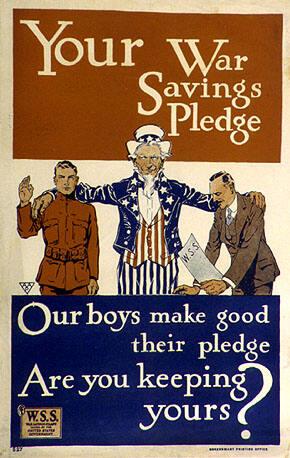 Your War Savings Pledge: Our boys make good their pledge, Are you keeping yours?