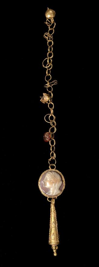 Cameo with portrait of a veiled female