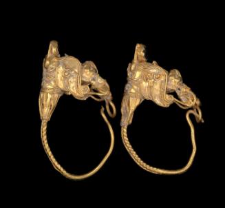Griffin Protome Hoop Earrings
