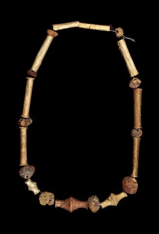 Necklace with beads