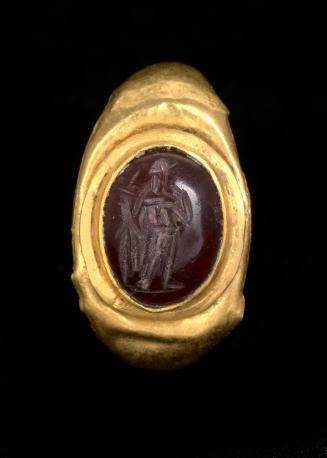 Ring with intaglio Fortuna