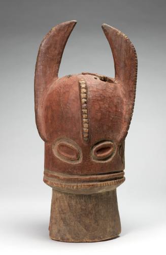 Bush Cow Helmet Mask, Vabo Society
