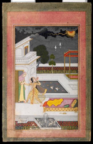 Madhumadhavi Ragini, Page from a Dispersed Ragamala Set
