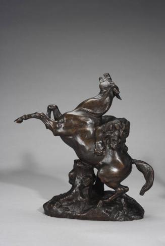 Horse Attacked by a Lion