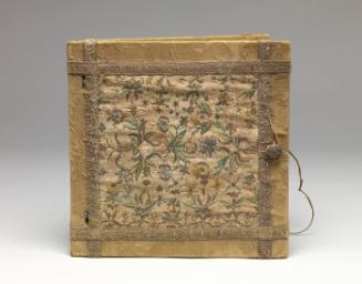 Cover with floral design