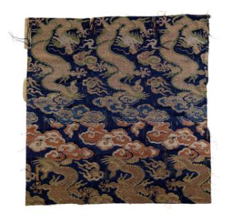 Square with dragons and clouds