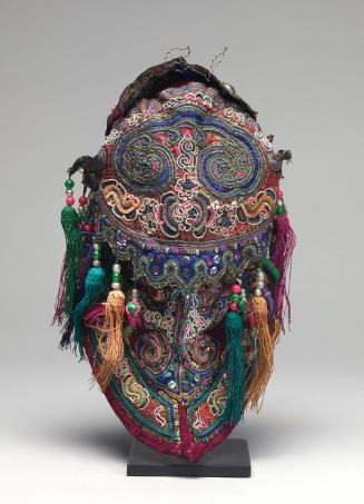 Miao hat with "baby" tassles