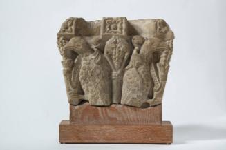 Wall capital from Moutiers-Saint-Jean