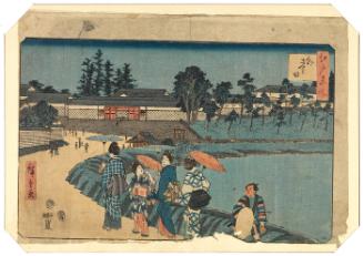 Sakurada Gate and Area of Soto-Sakurada (from the series "Famous Places in Edo" (Edo meisho))