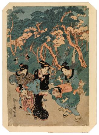 Untitled (Figures in a landscape)