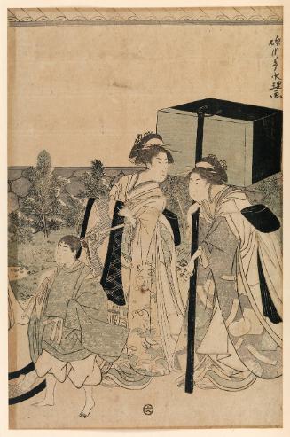 Bijin-ga, Beauties triptych