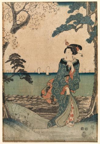 Bijin-ga, Beauties-part of the tryptych