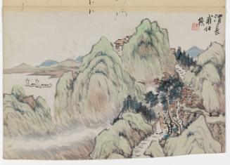 Landscape with figure