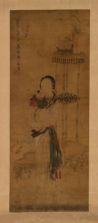 Portrait of a mother and her son