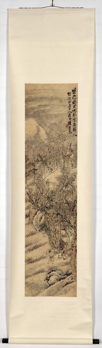 Two men in a landscape
