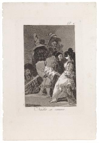 Nadie Se Conoce (Nobody Knows Himself) (from Los Caprichos), Plate 6