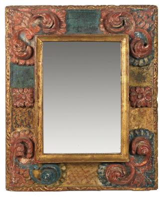 Frame with mirror