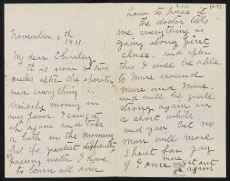 Letter from Maurice Brazil Prendergast to Charles Prendergast from Venice