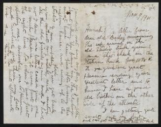 Letter from Maurice Brazil Prendergast to Charles Prendergast from Venice