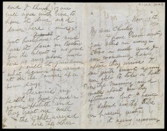 Letter from Maurice Brazil Prendergast to Charles Prendergast from Venice