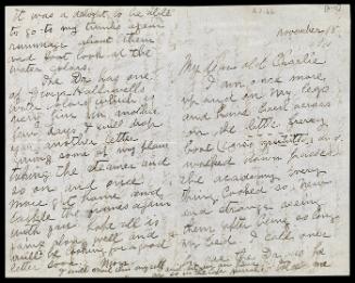 Letter from Maurice Brazil Prendergast to Charles Prendergast from Venice
