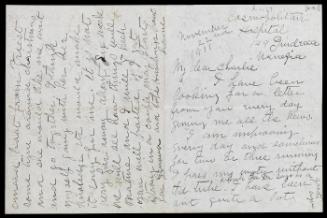 Letter from Maurice Brazil Prendergast to Charles Prendergast from Venice