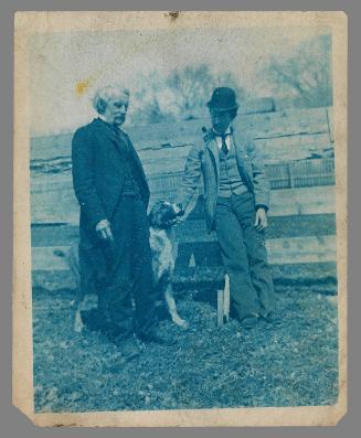 Maurice Prendergast, Sr. & Charles Prendergast with dog