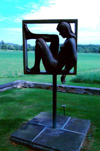 Sandy Seated in a Square