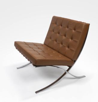 Reproduction Barcelona Chair with cushions from Robert Brady, Mexico