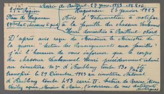 Copy of Document from War Department