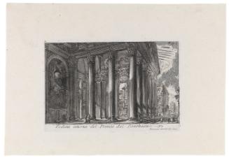 Veduta Interna Del Pronao del Pantheon