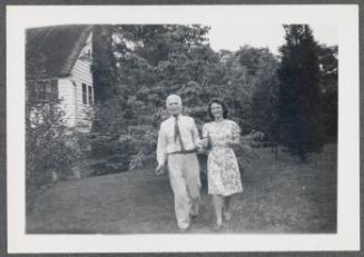 Series including Charles Prendergast and Antoinette Maynard at Crooked Mile Road on Antoinette's 16th birthday; (L to R) Charles Prendergast, Antoinette Maynard