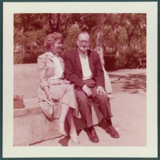 Venice, Italy including Robert Brady, John Brady and sister; sister (left) and John Brady(right)