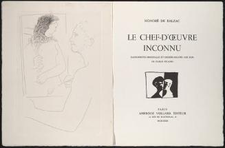 Painter Before his Painting, plate XI (from "Le Chef-d'oeuvre inconnu")