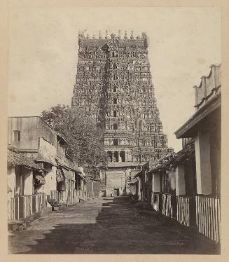 Madura: The Great Pagoda, the Pyramidal Tower at south entrance