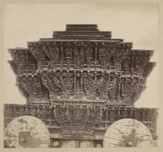 Streevelliputtur [Srivilliputtur], another view of the large juggernaut car