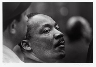 Dr. Martin Luther King, Jr. in the crowd at the United Nations, April 15, 1967 (from "Countdown to Eternity")