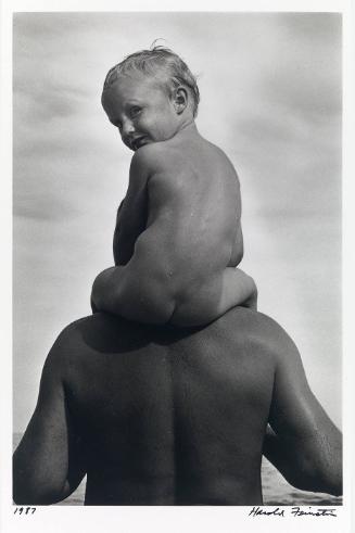 Boy on father's shoulders (from Photographer's Choice: Harold Feinstein-Decade's Four)