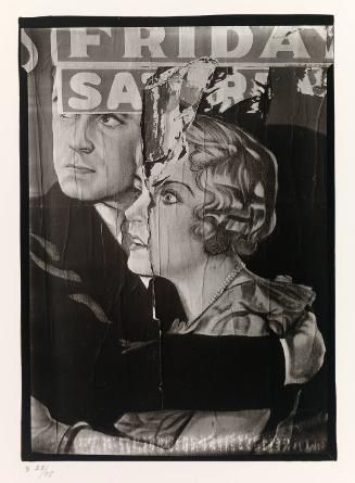 Torn movie poster, Truro, Mass., 1931 (from "Walker Evans I")