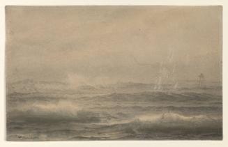 Narragansett Bay Waves and Whaling Buoy